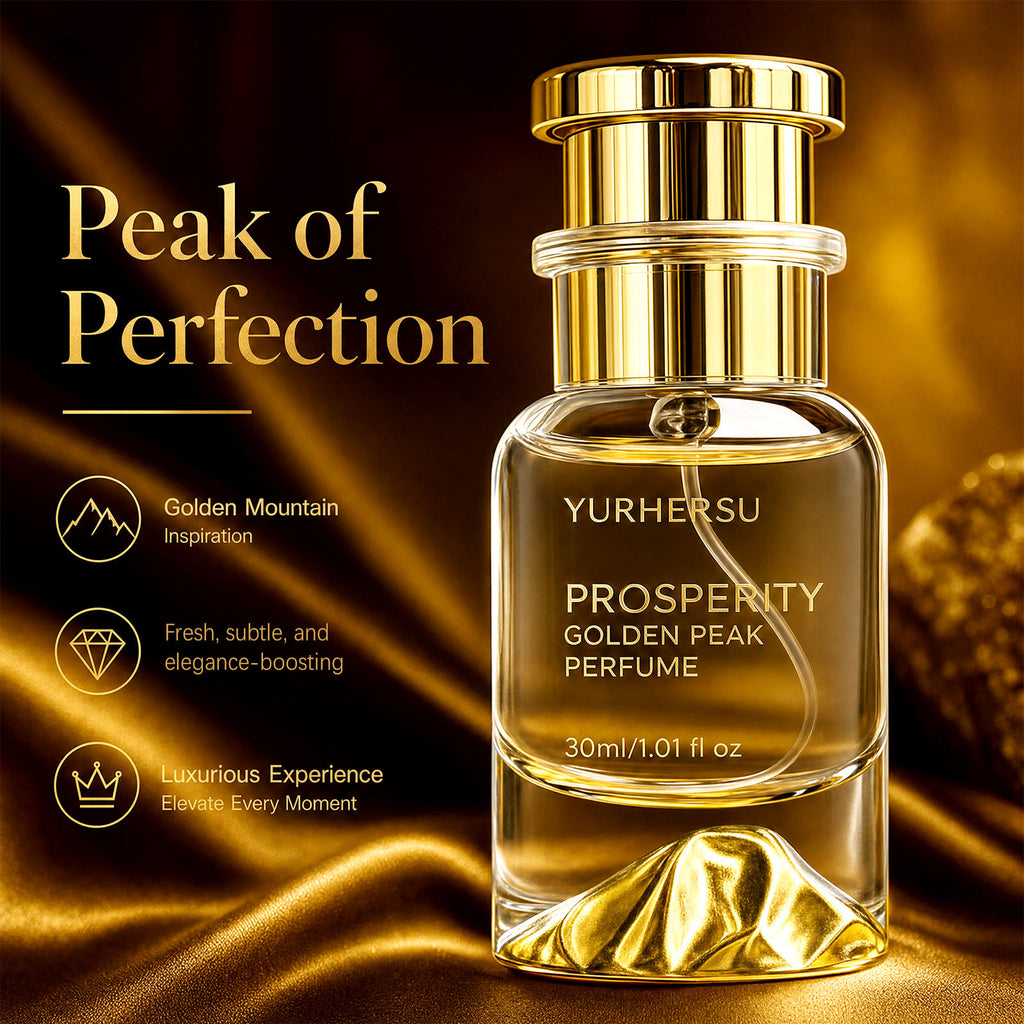Fortune Golden Mountain Luxury Perfume Eau De Parfum Long Lasting Fragrance Gift Set Premium Gold Bottle Women Men Elegant Scent