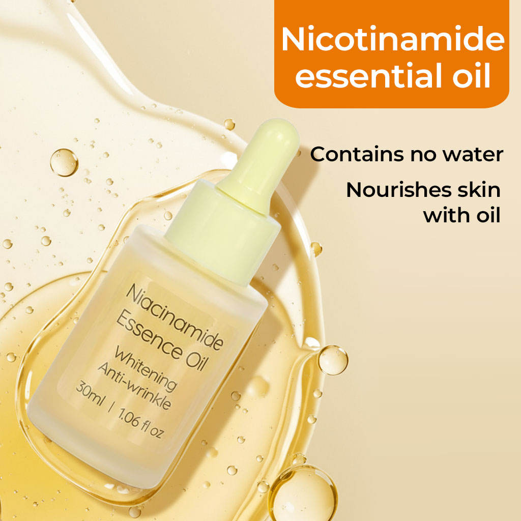 OEM ODM Korean Vitamin C Facial Serum 30ml Niacinamide Hyaluronic Acid Brightening Hydrating Skin Care Essence Oil Wholesale